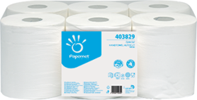 Бумажные полотенца в рулонах, (2-х слойные) 100% целлюлоза 140 m, Autocut