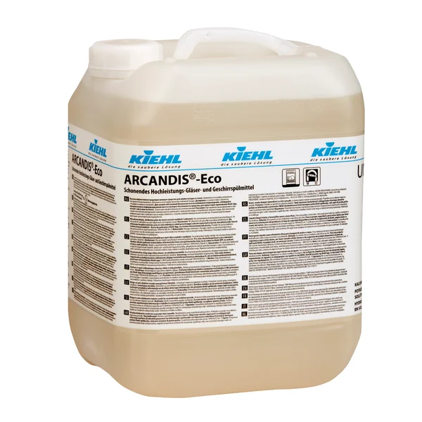 ARCANDIS-Eco Detergent performant cu efect de menajare pentru sticle şi veselă