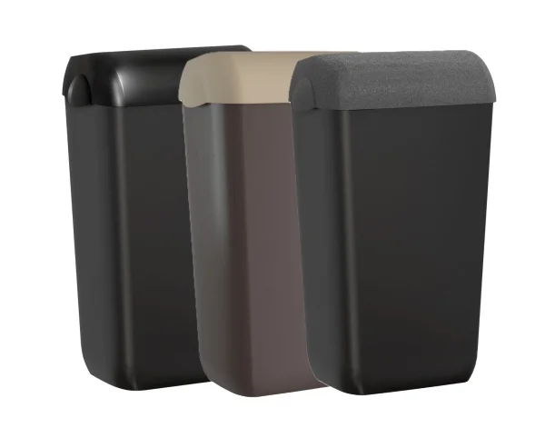 Cos de gunoi cu capac semideschis 23L Skin Line