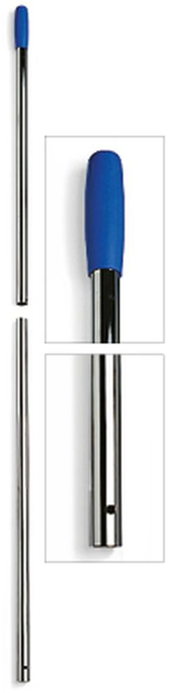 Mânere metalic cromat compus din 2 parti