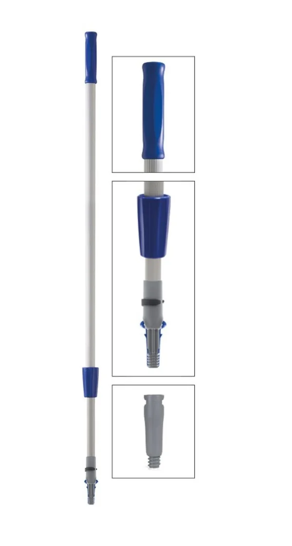 Maner telescopic compus din 3 parti (6m)