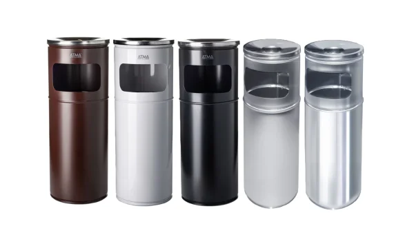 Coș de gunoi cu scrumieră 15l R-LINE