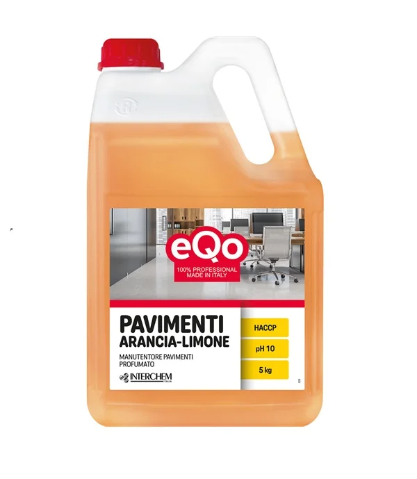 EQO PAVIMENTI ARANCIA-limon scendent ​​- detergent pentru pardoseli