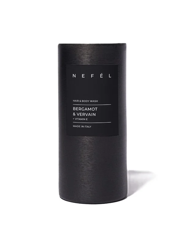 Suport pentru sticle Nefèl Bergamot & Vervain Gel de duș și pentru păr