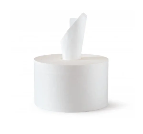 Hârtie igienică in role Jumbo cu derulare centrala 2 straturi, 100m