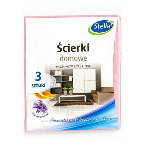 Lavete universale Stella cu aromă de lavandă, 3 buc.