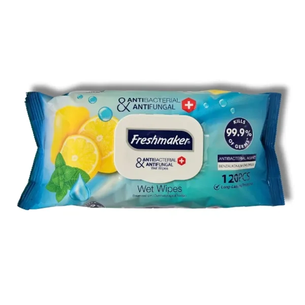 Șervețele umede antibacteriene Freshmaker, pachet de 120